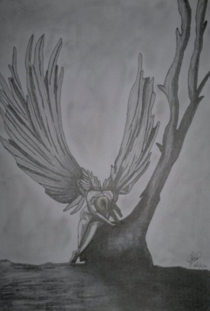 O Arrependimento/Engel Reue 30/40cm